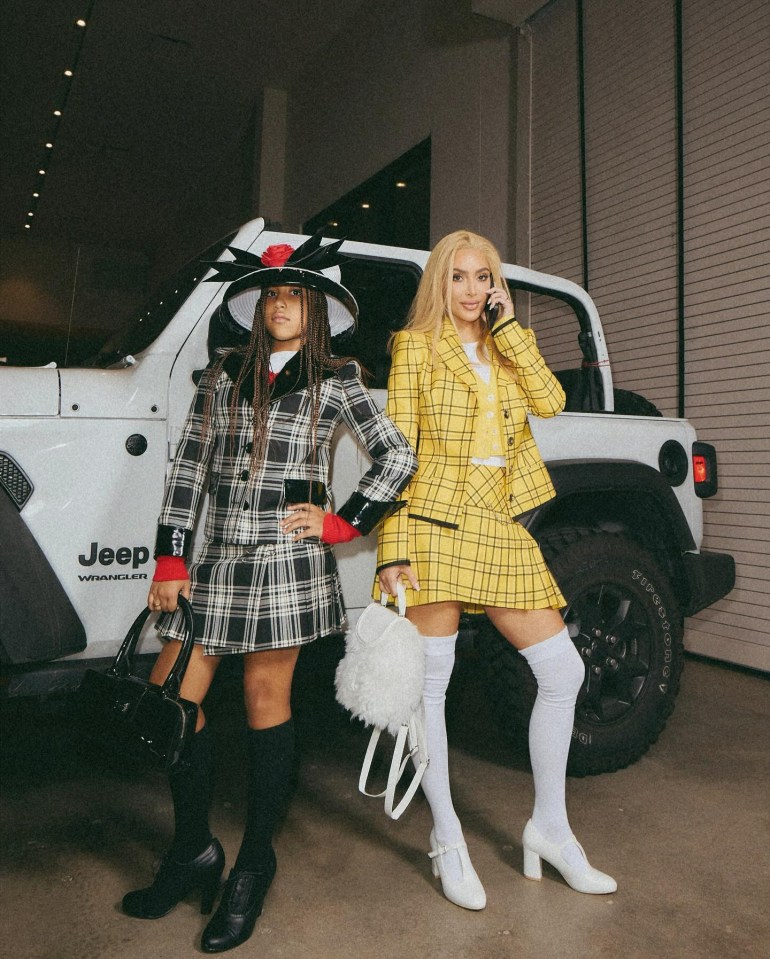 Kim Kardashian and North West looked iconic as Cher and Dionne from Clueless