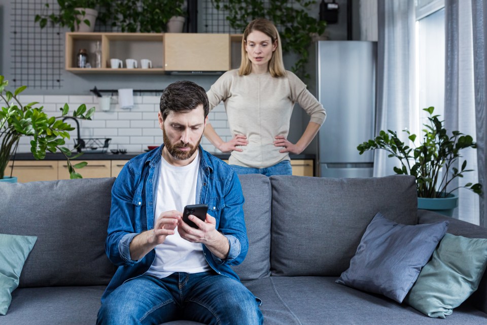 Wilson said your partner hasn't moved on if they're still scrolling an ex's social media and telling you stories about them (stock image)