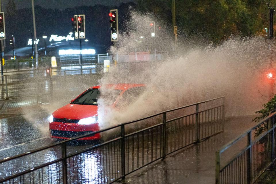 The downpours will continue for the rest of the week