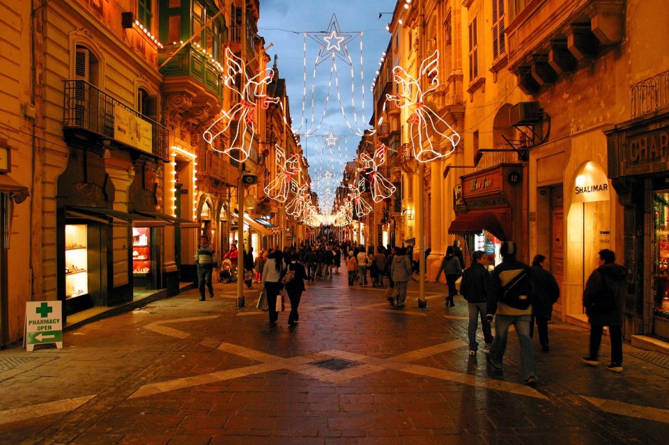 Malta is still warm in December - so you can go in your t-shirt to the markets