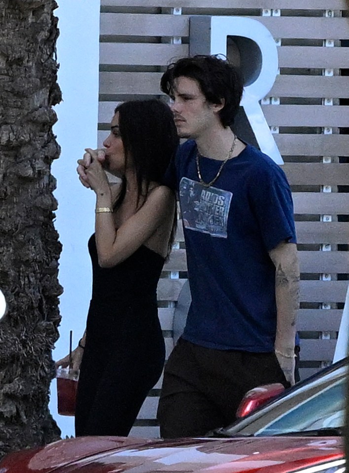 The couple were spotted arm in arm as they strolled the streets of Miami