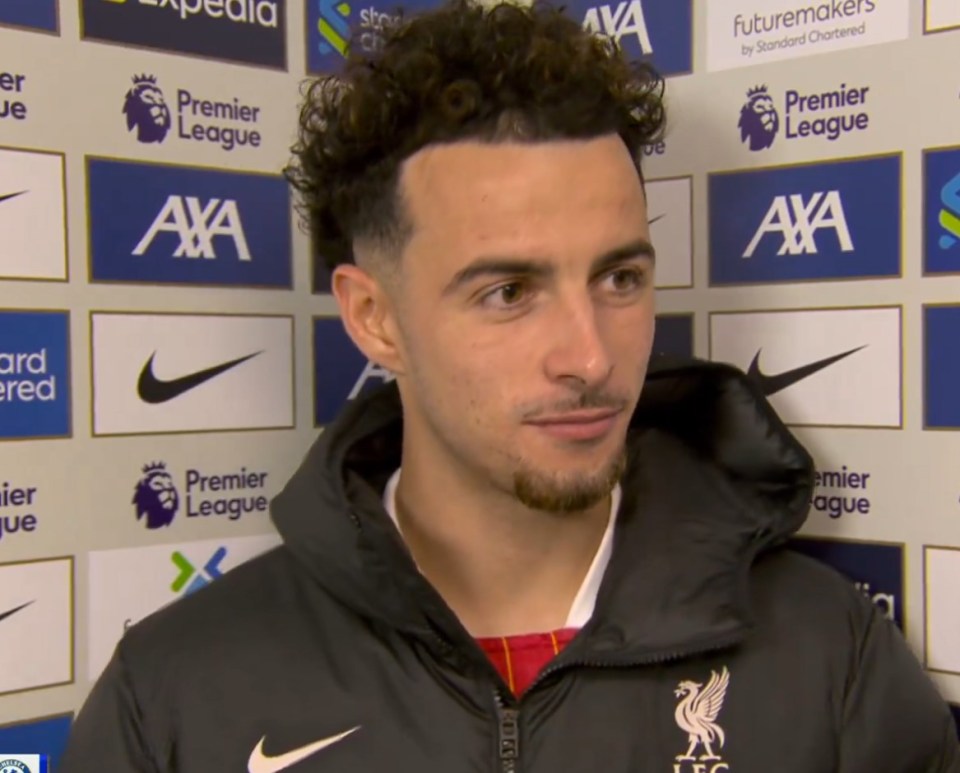 Liverpool ace Curtis Jones won over fans with a heartwarming post-match interview