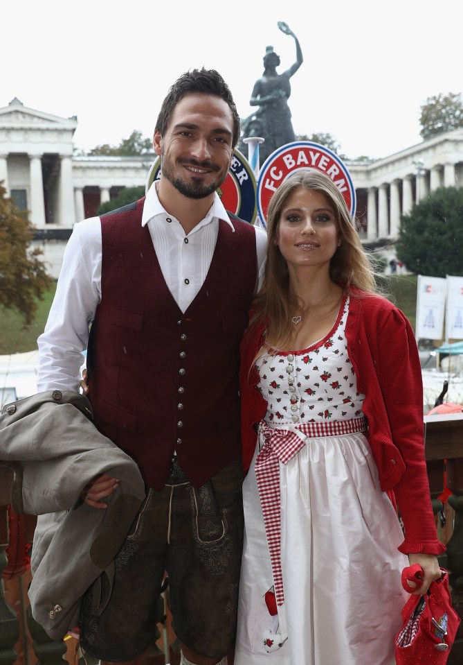 Hummels with his ex Cathy Fischer