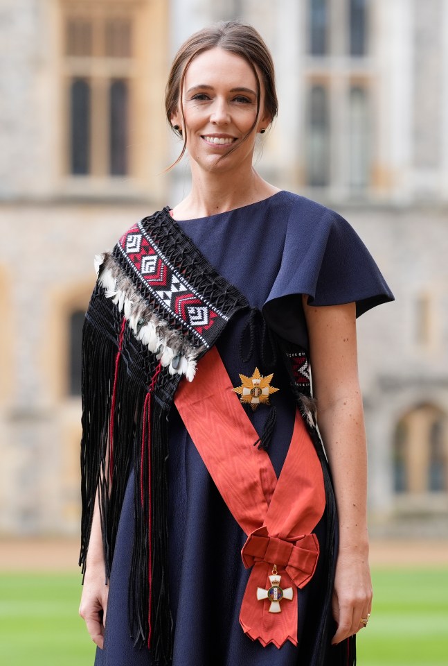 Jacinda Ardern was made a dame this week at Windsor Castle