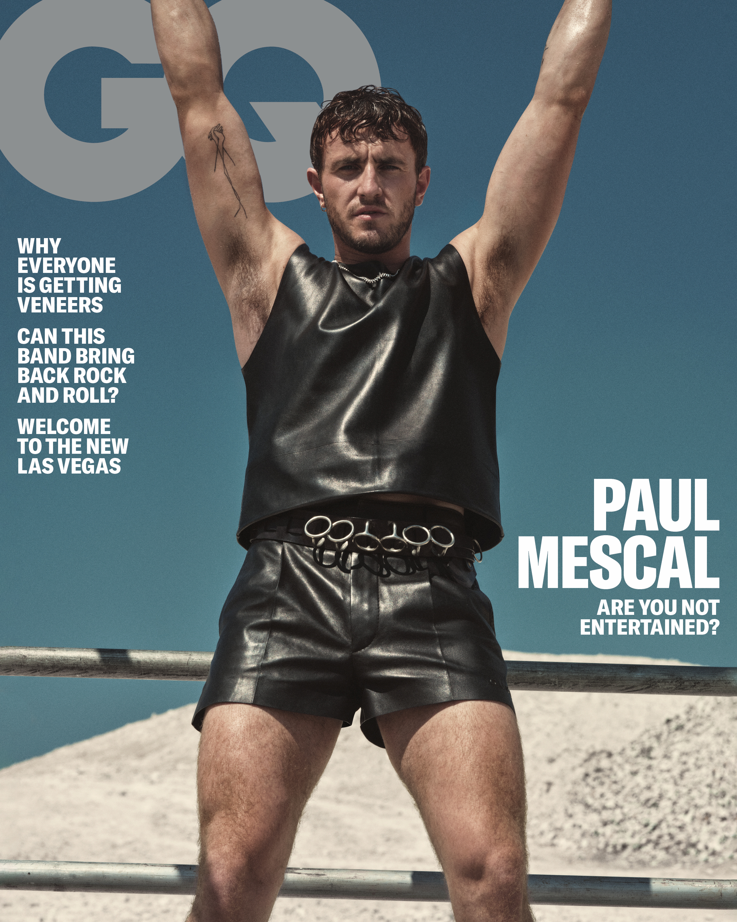 Normal People hunk Paul poses in pleats for the November issue of GQ mag