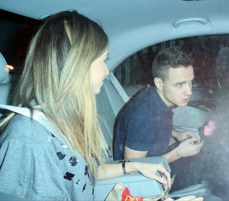 Danielle and Liam pictured near the Whiskey Mist night club in London