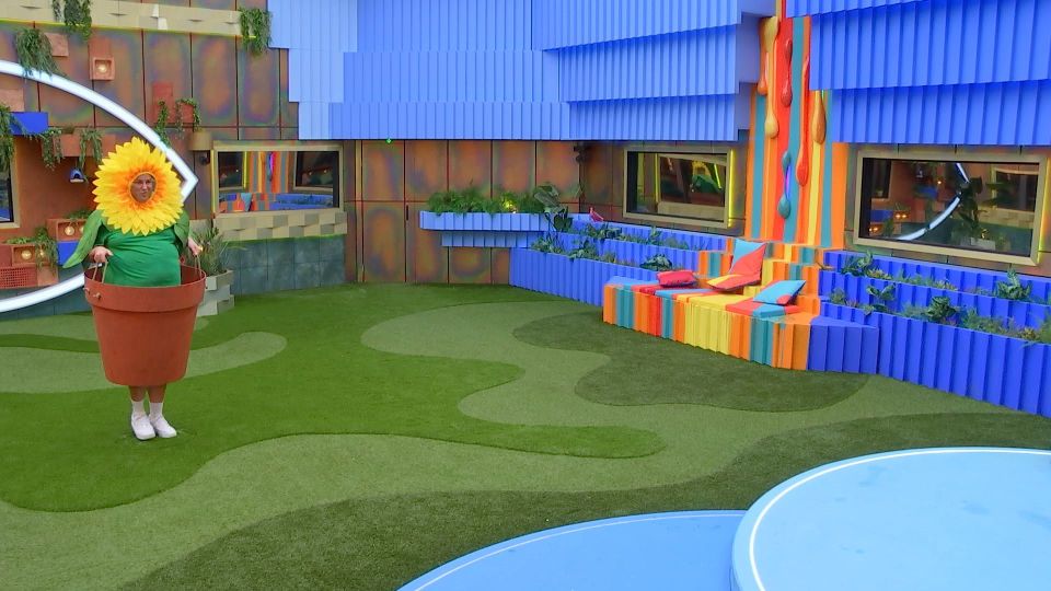 David could be seen sneaking back into the Big Brother house