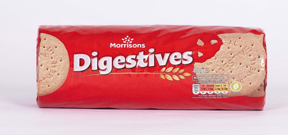 Morrison's digestives are thicker than some of the others, adding a pleasant texture