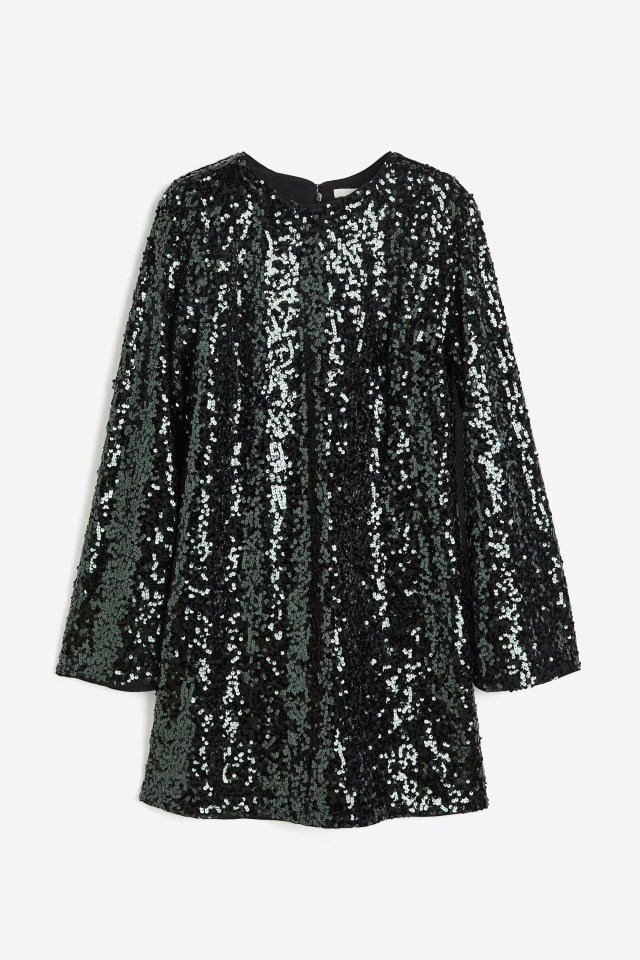 Save £16.99 on this sequined dress from H&M