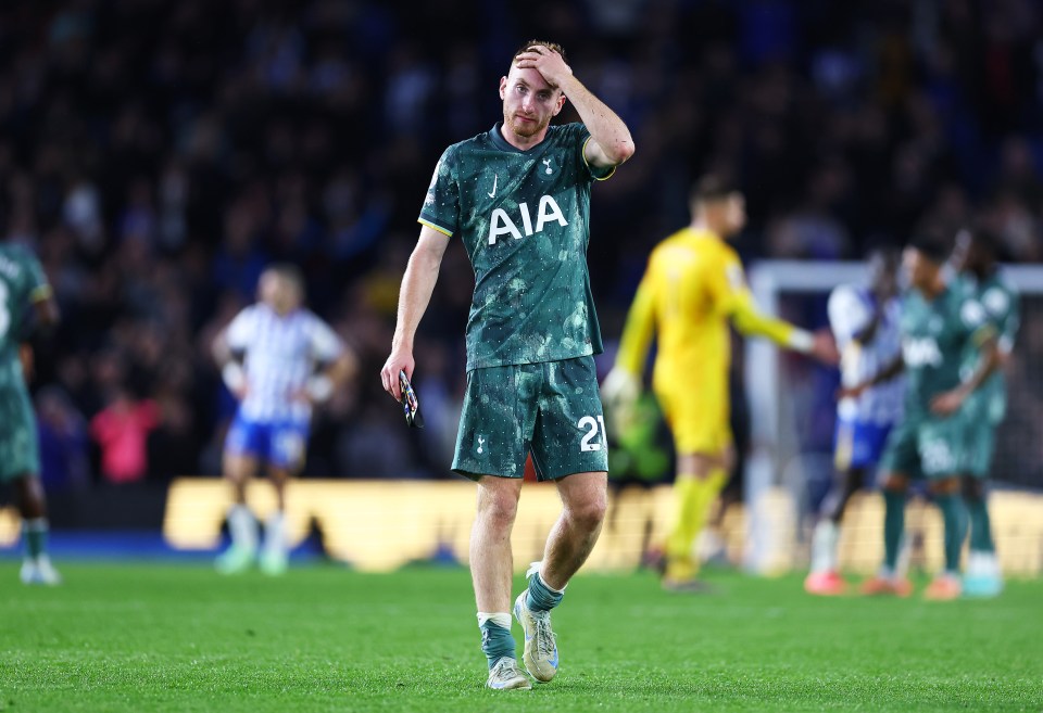 Tottenham suffered a devastating collapse at Brighton as they lost 3-2 after leading by two goals