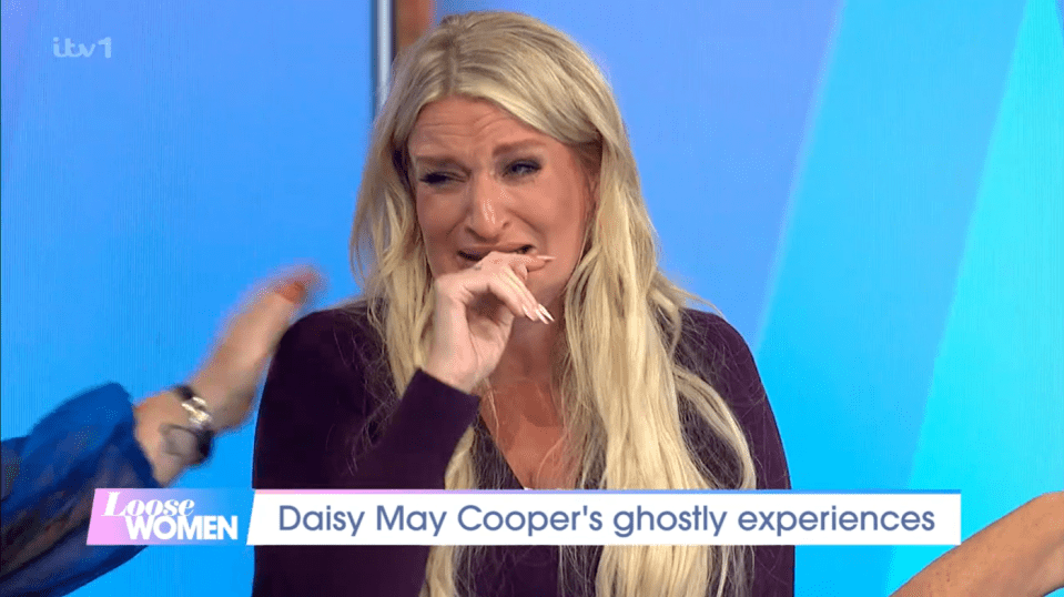 Daisy May Cooper broke down in tears while on Loose Women today