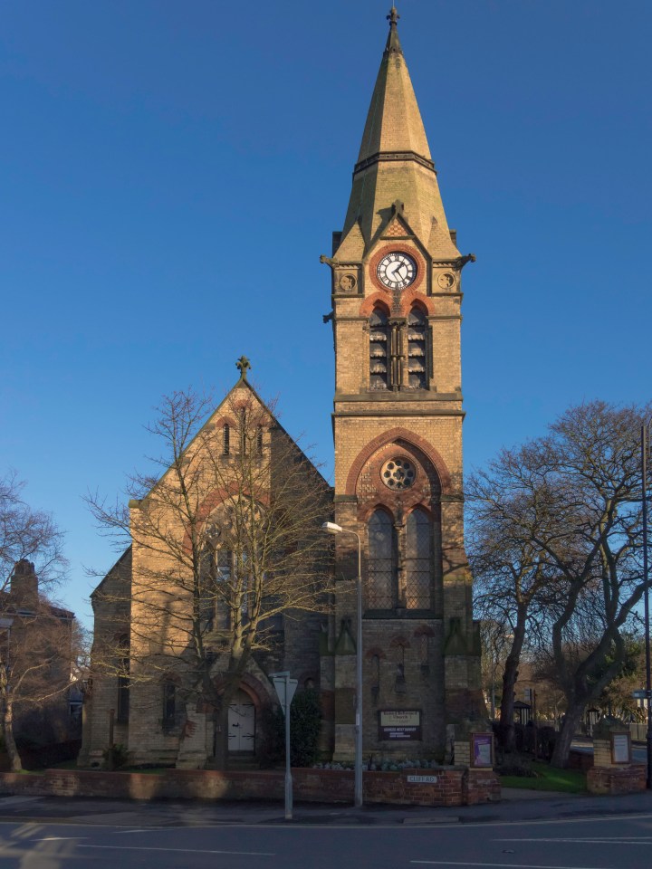 Schoolchildren at the United Reformed Church in Hornsea were enjoying a harvest sing-song when porn flashed up on the big screen