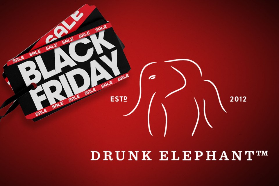 Drunk Elephant's skincare products will likely appear on sale during Black Friday and Cyber Monday