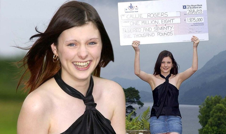 She became Britain's youngest ever lotto winner when she was 16-years-old in 2003