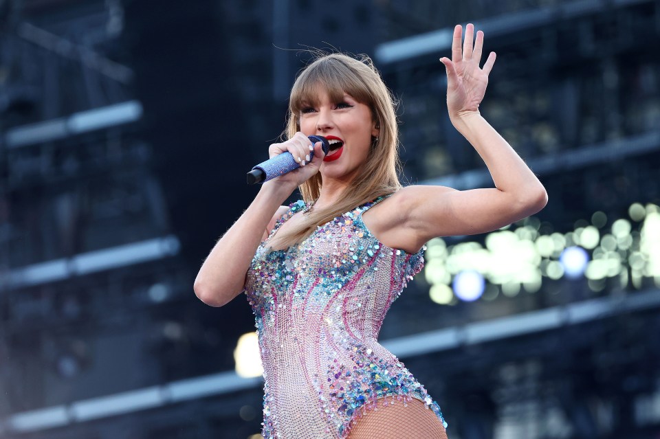 The Queen's press secretary has compared the former monarch to being like Taylor Swift in popularity, seen here performing at Melbourne's cricket ground in February this year