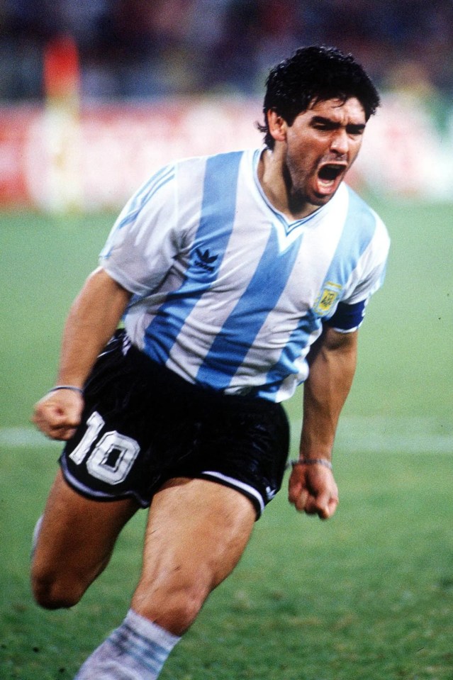 Maradona was voted as one of the greatest player of the 20th century