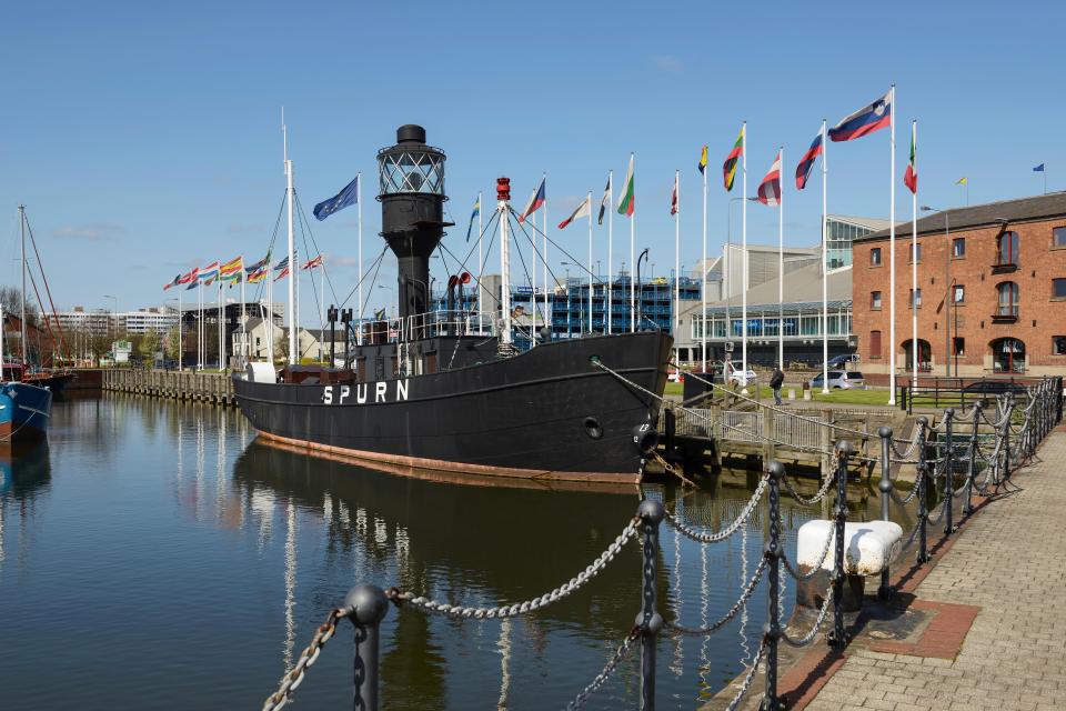 Several of Hull's maritime attractions are currently closed for refurbishment, including the Spurn Lightship (pictured)