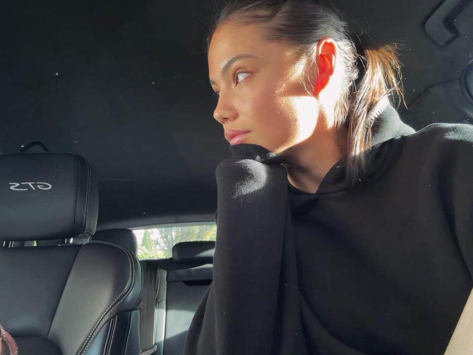 Raducanu shared a cryptic post on Instagram appearing to be back in her luxury Porsche