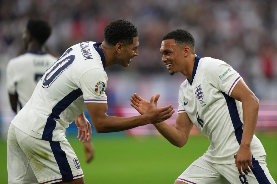 Jude Bellingham and Trent Alexander-Arnold have struck up a close friendship