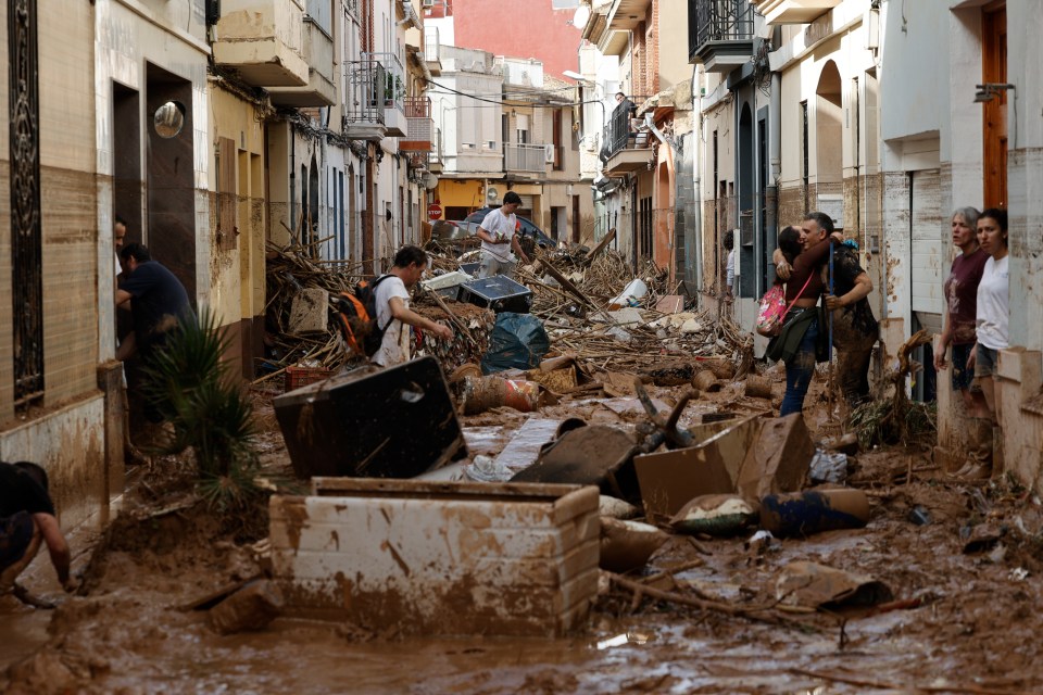 Residents are facing a mammoth clean-up operation after the storms