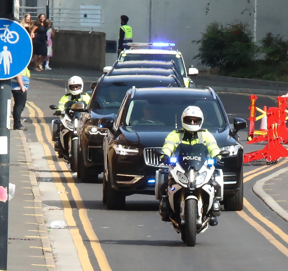 The Met’s Special Escort Group of motorcyclists were initially reluctant to grant the VIP service