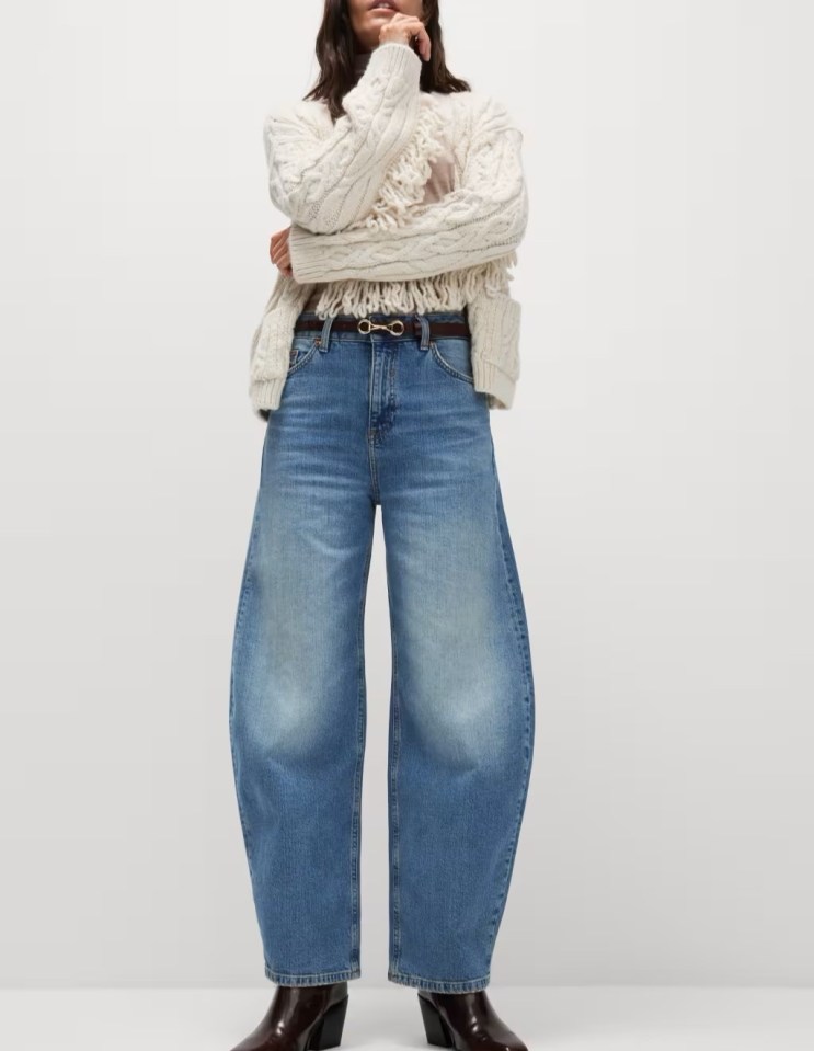 Fashion fans are divided about M&S' new 'horseshoe jeans'