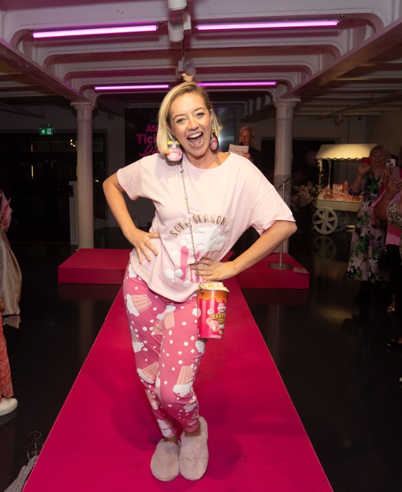 The influencer is supporting Asda's Tickle Pink campaign for Breast Cancer Awareness month