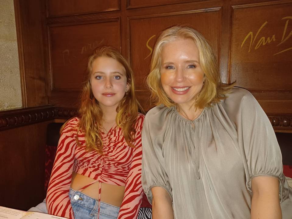 Julie Cook with her daughter Adriana, 11