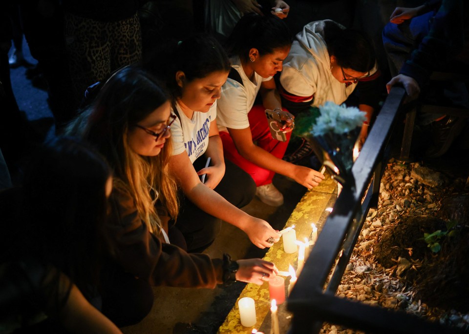 Fans light up candles in tribute to the late One Direction star