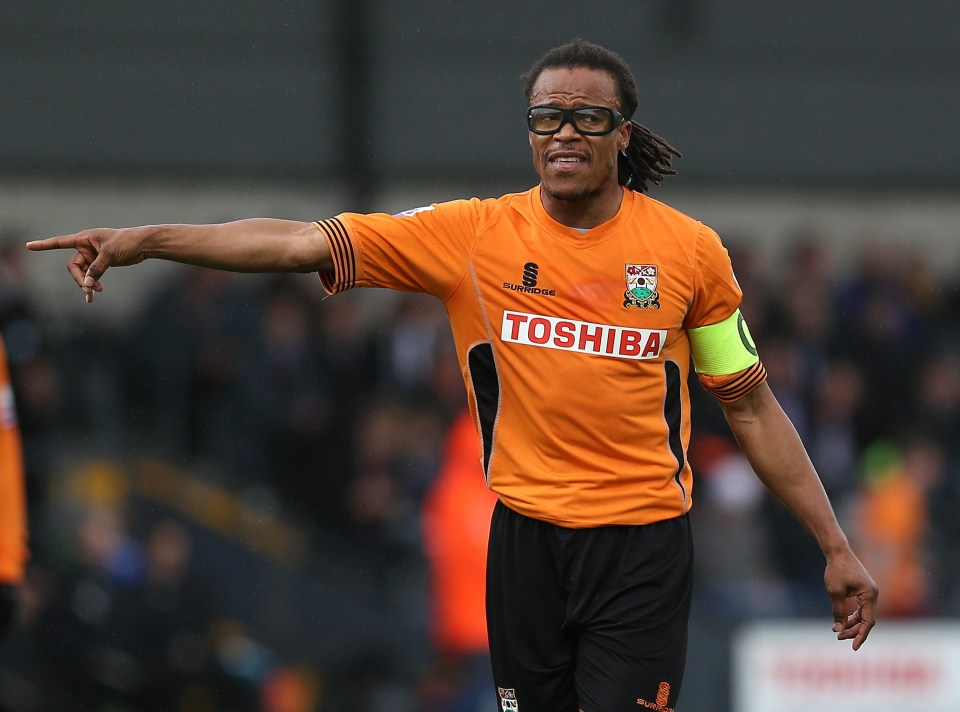 Davids ended a successful career at Barnet in League Two