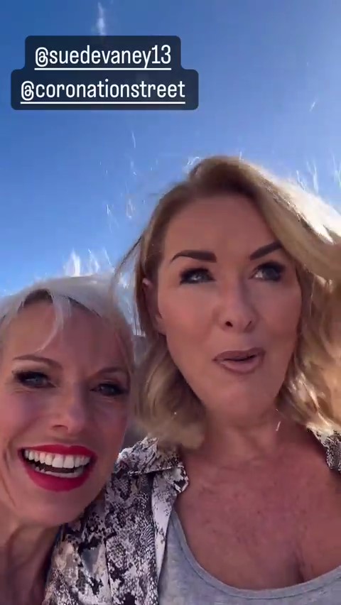 Claire Sweeney and Sue Devaney shared a behind the scenes look