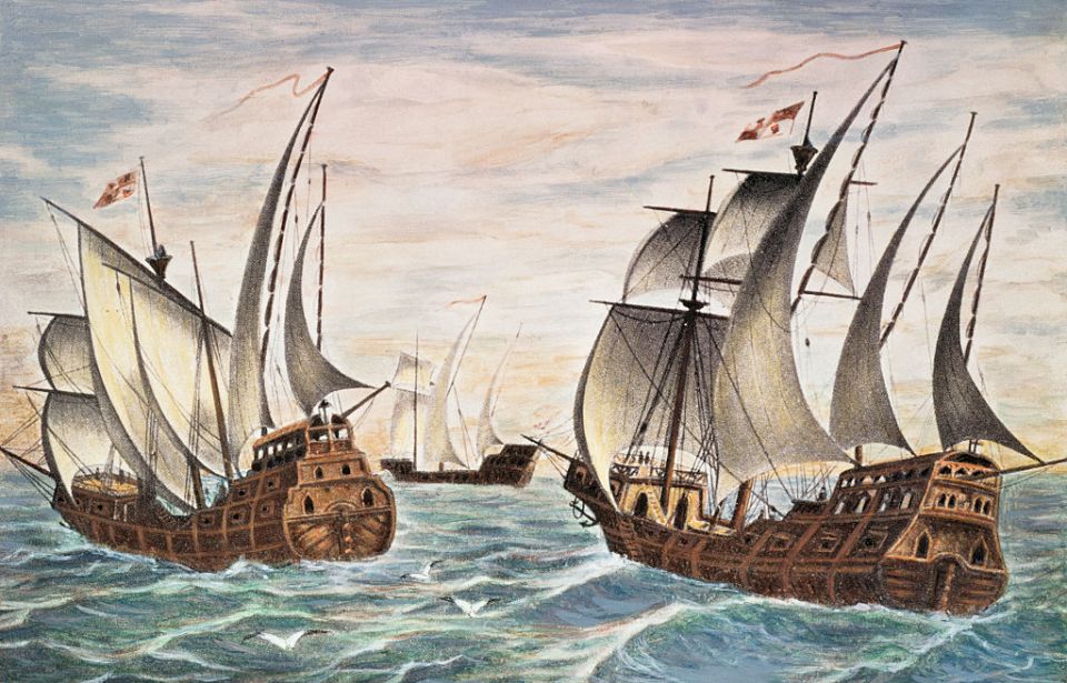 The fleet of Christopher Columbus