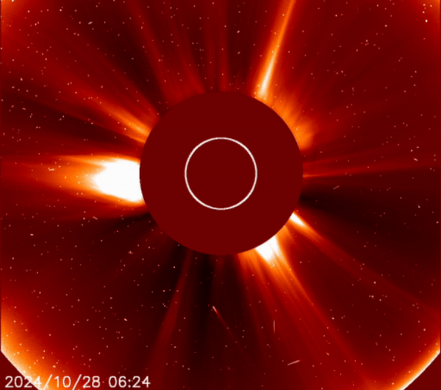 On 28 October, the comet was vaporised as it headed towards perihelion - the closest point to the sun in its orbit