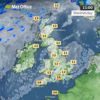 The Met Office is forecasting coastal gales to hit tonight