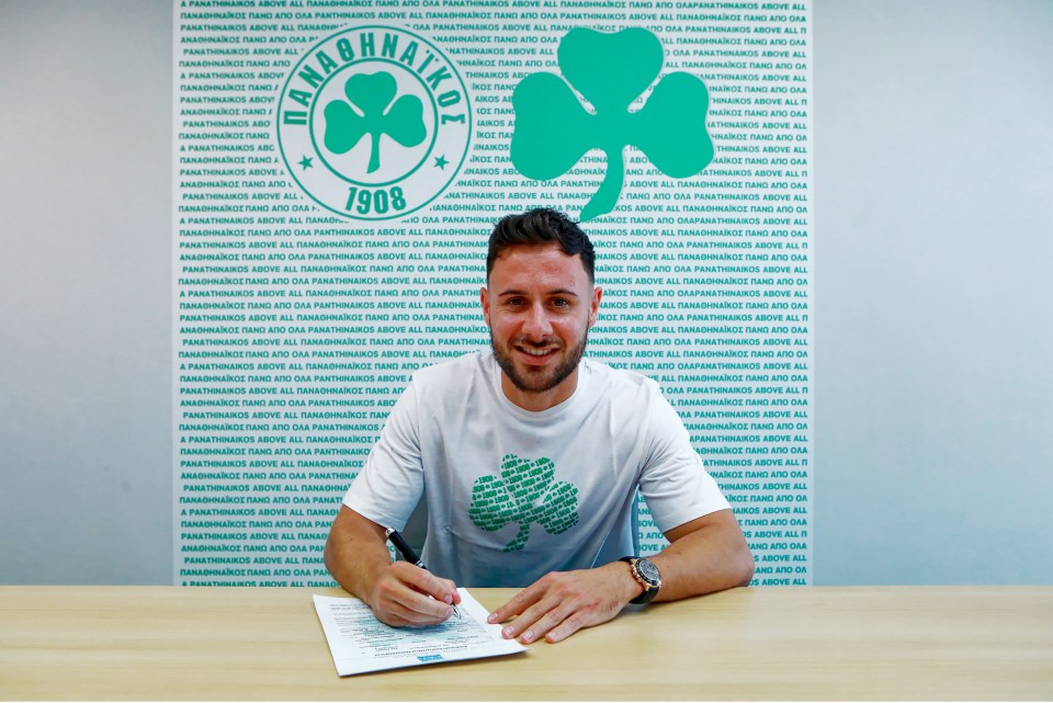 Baldock signed for Panathinaikos in the summer