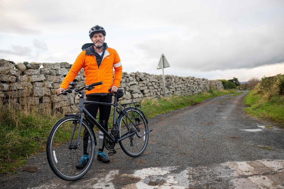 Fred Sirieix is heading off all by himself to film his own version of the Tour de France with a cycling adventure through Ireland