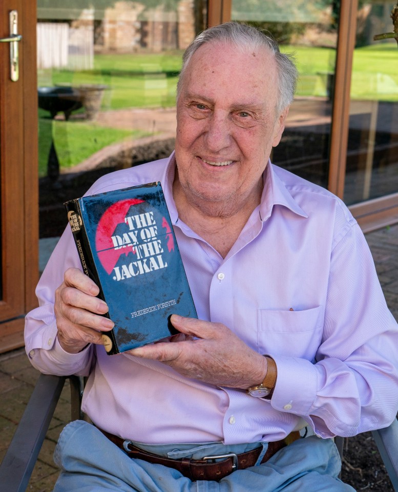 Frederick Forsyth today, with his best-selling novel