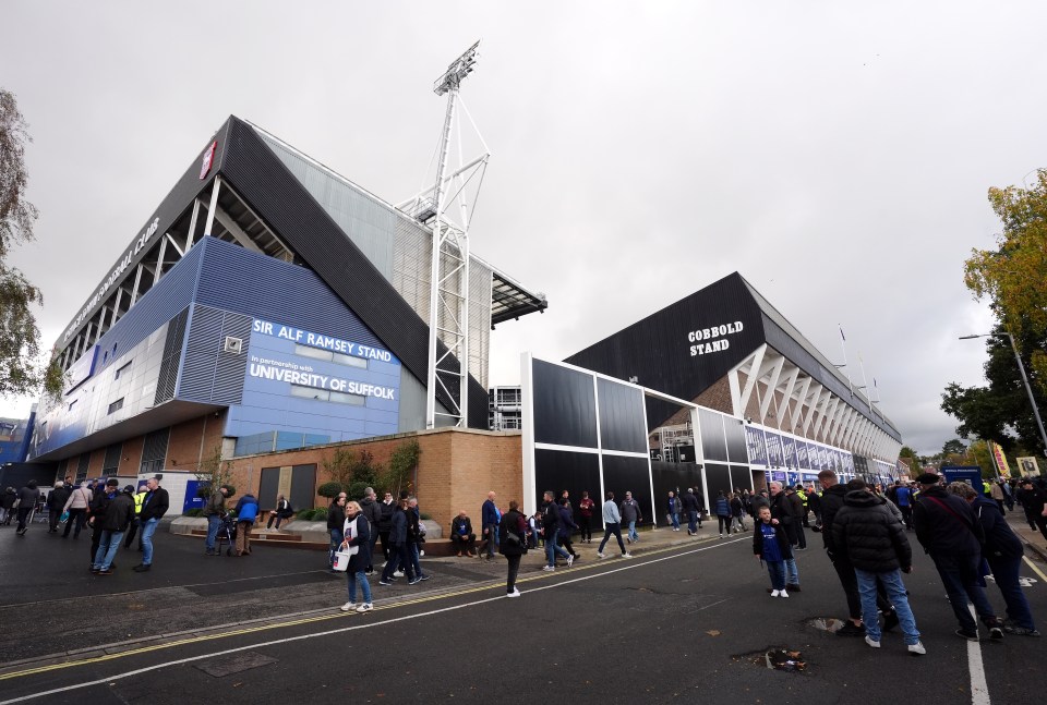 Fans were hit with turnstile issues at Portman Road