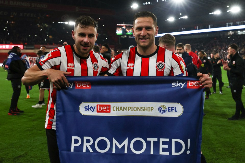 He helped the Blades earn promotion to the Premier League twice