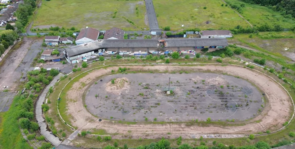 The track now lies overgrown and abandoned