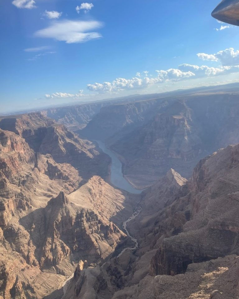 The trip saw them visit the Grand Canyon