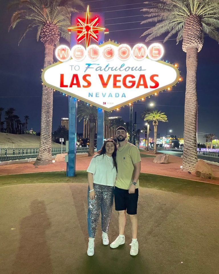 Gogglebox star Sophie Sandiford and boyfriend Ben McKeown have been to Vegas