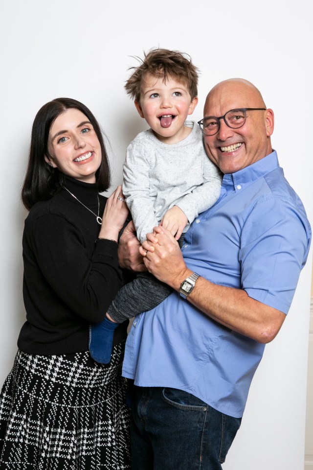 Gregg with his wife Anne-Marie and their son, Sid