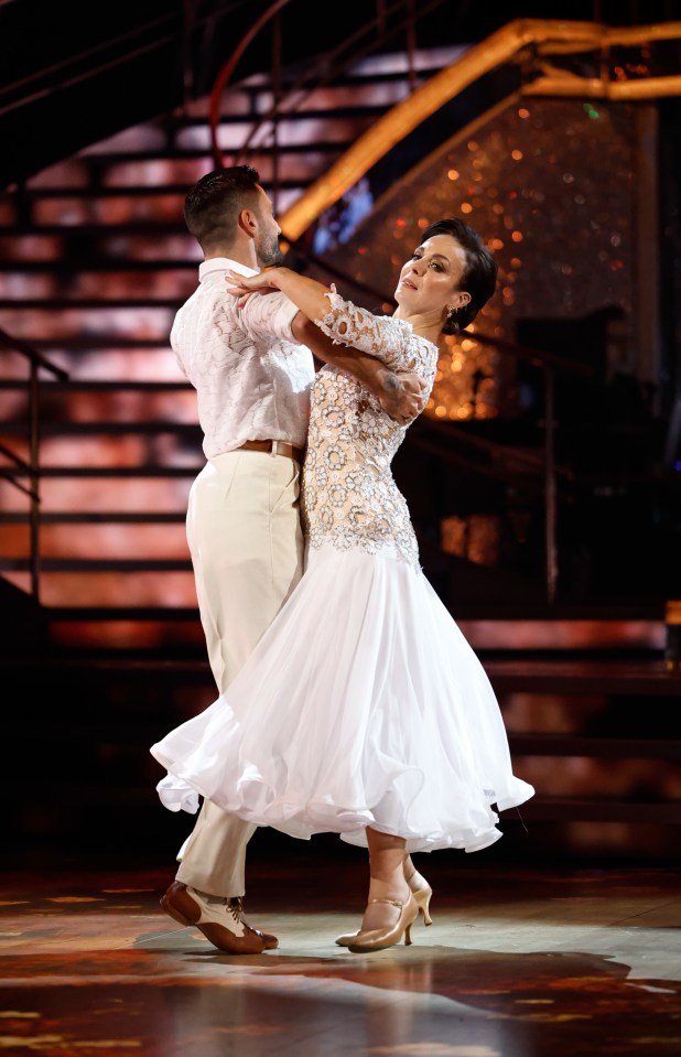 Gio and Amanda performing on Strictly