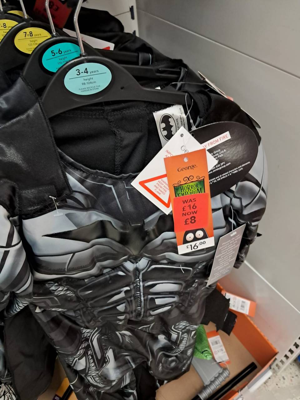 This batman costume saw its price slashed in half