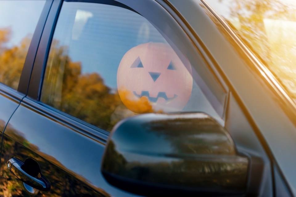 Drivers have been warned against Halloween decorations that could obstruct views