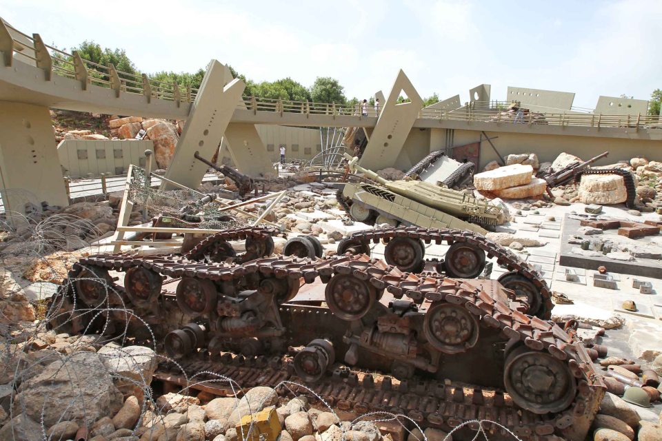 The unlikely tourist spot filled with war tanks and gravestones was built to indoctrinate children and tourists with hatred for Israel.