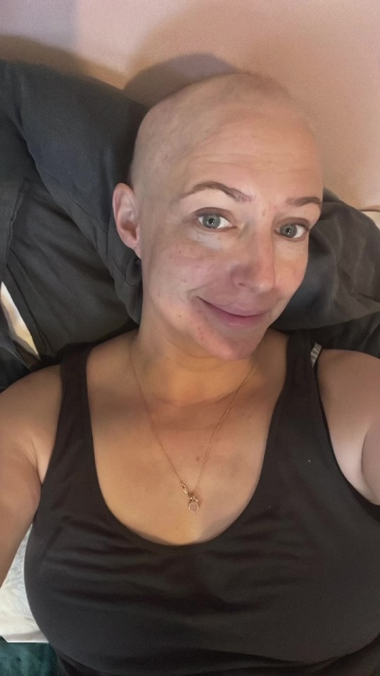 Ali looked beautiful after she had shaved her head