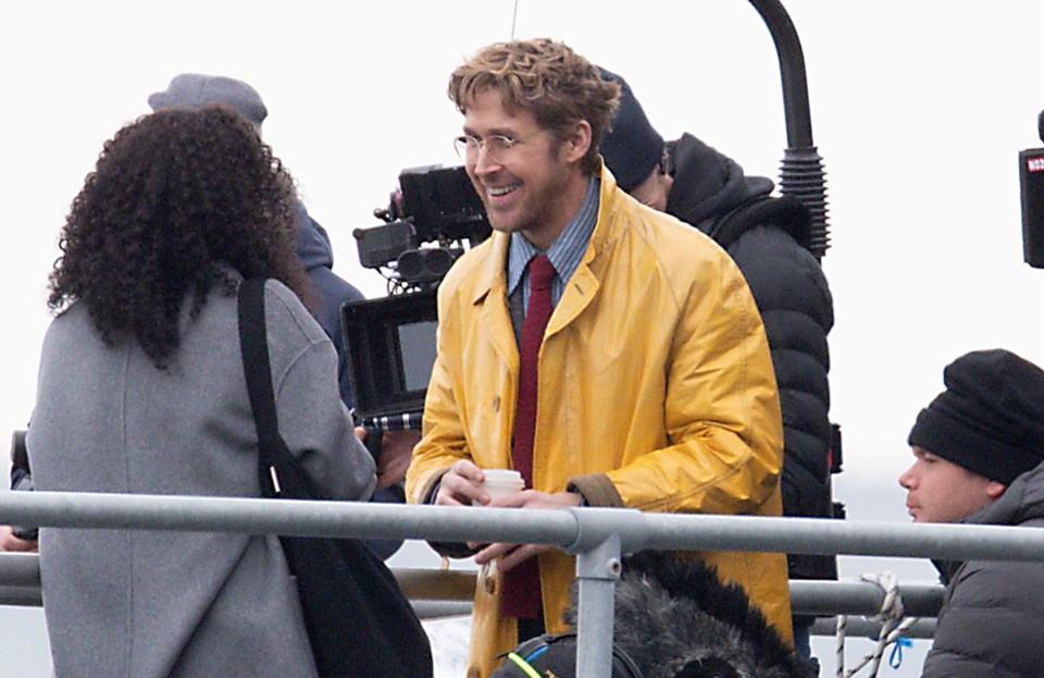 There has been much excitement in Portsmouth at the presence of Hollywood star Ryan Gosling