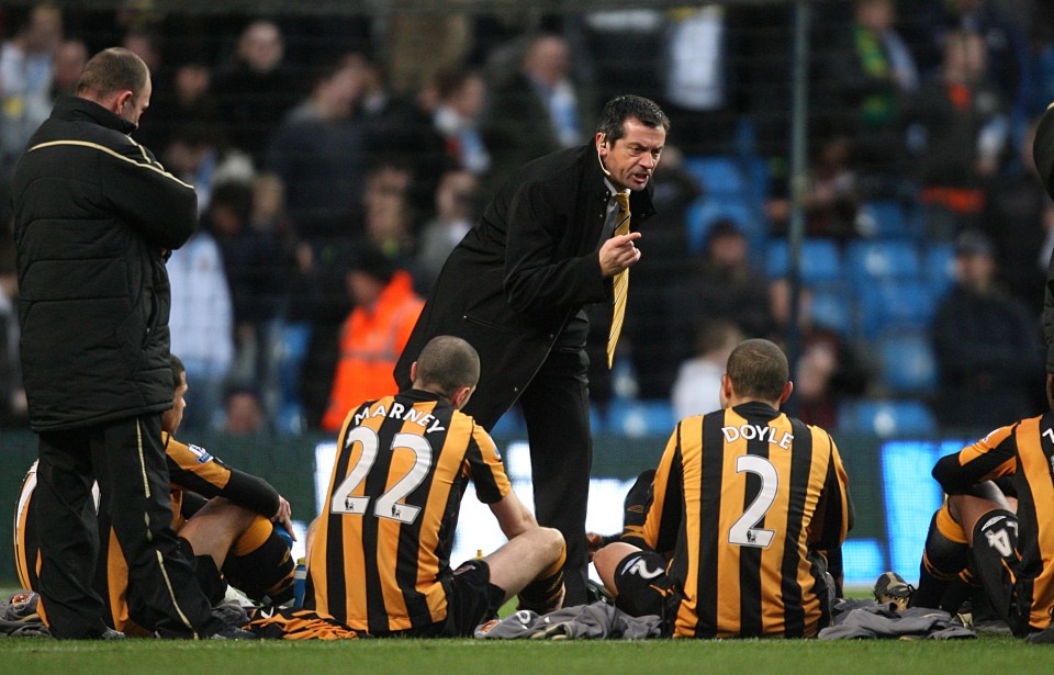 He held the infamous Hull City team-talk on the pitch back in 2008